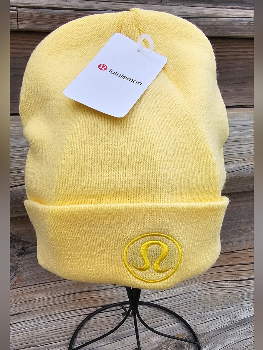lululemon athletica Sunny Yellow Knit Cuff Beanie